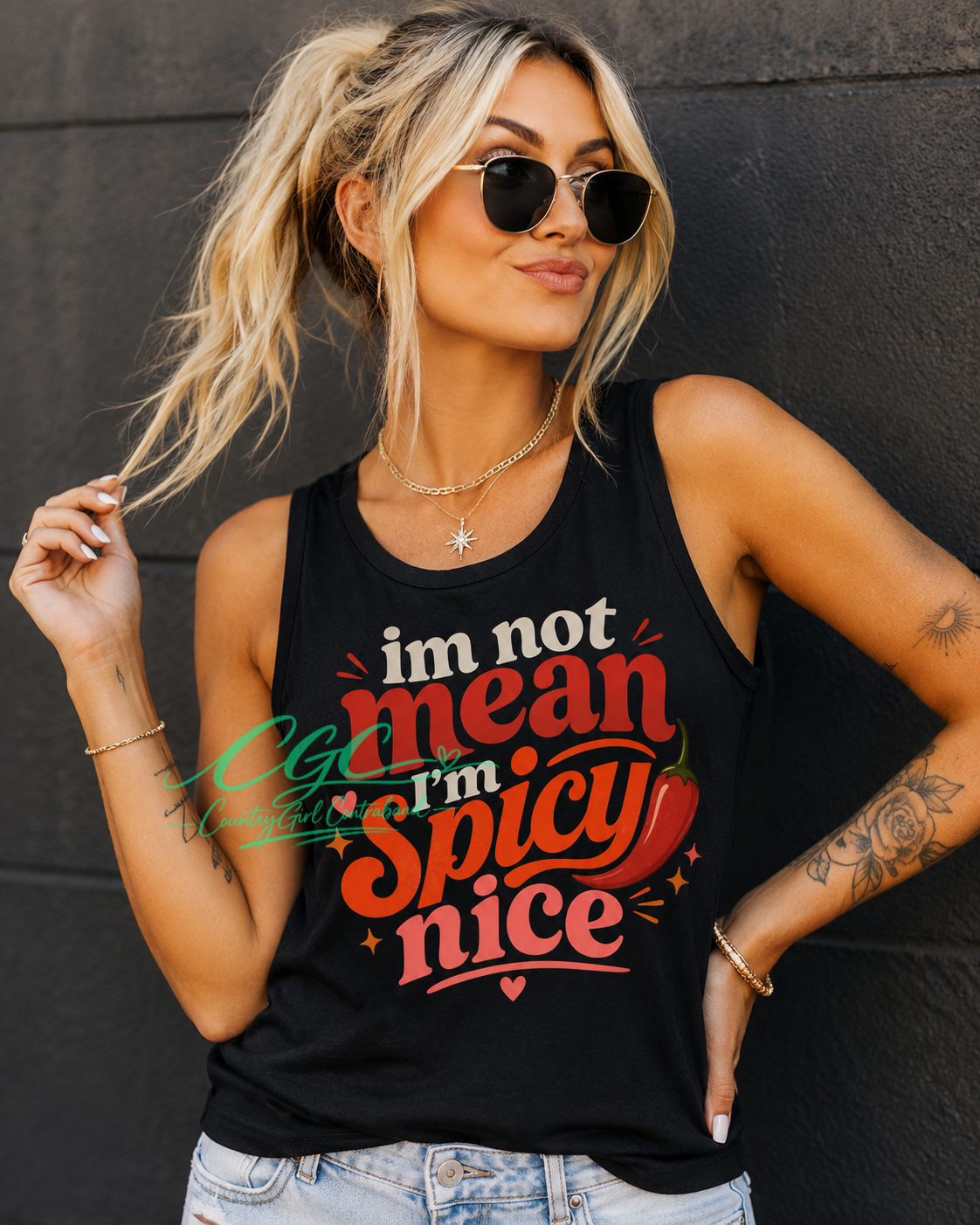 I'm not mean, I'm spicy nice