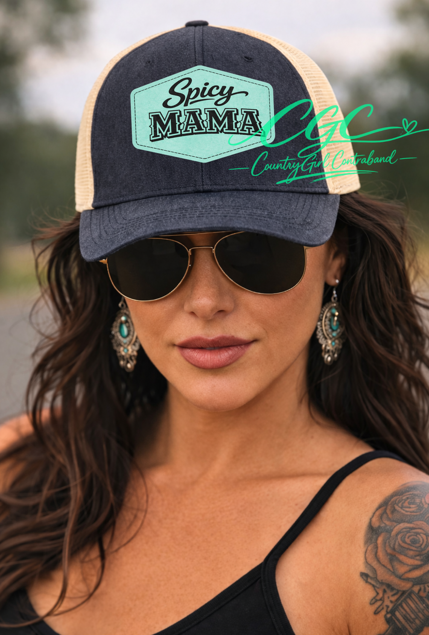 Spicy Mama Ponytail Hat