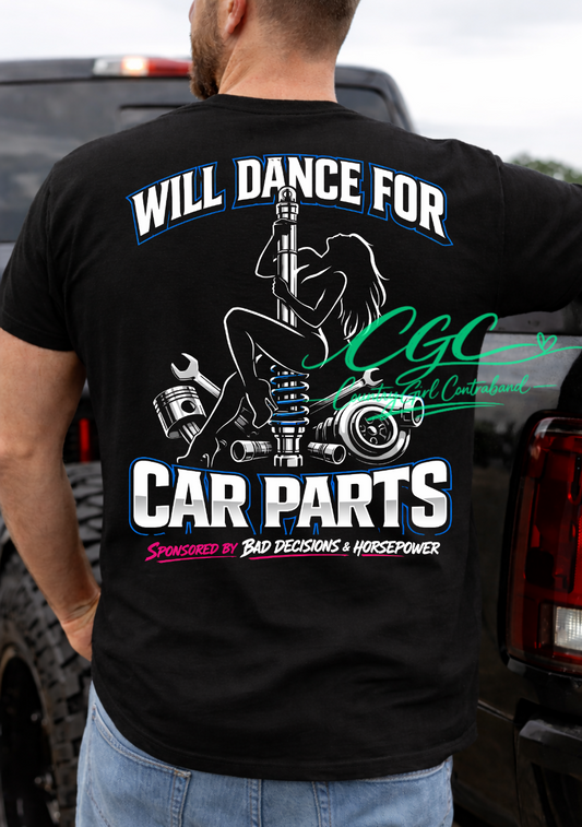 Will Dance for Car Parts